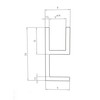 Aluminium Corner Profile Anodised Aluminium Rail Aluminium Profile 20 x