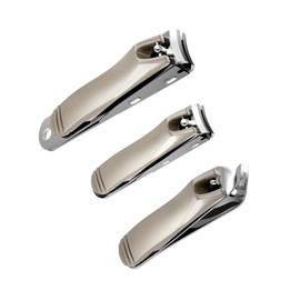 Housoutil 3pcs Nail Clippers for Thick Nails Nail Kit Nail Cliers for Thick Thin Trimmer Ergonomic Nail Cutters for Home Use Portable Nail Trimmer