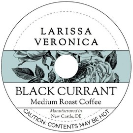 Black Currant Medium Roast Coffee (Single Serve K-Cup Pods) (Gourmet, Naturally Flavored, Whole Coffee Beans) (12 pods, ZIN: 571368) - 3 Pack