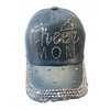 Popfizzy Cheer Mom Hat for Women, Rhinestone Cheer Mom Gifts,