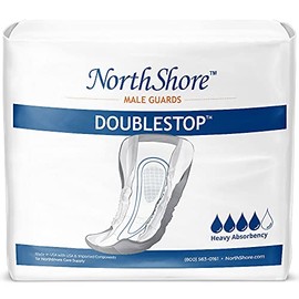 NorthShore DoubleStop Male Guards for Men, Case/104 (2/52s)