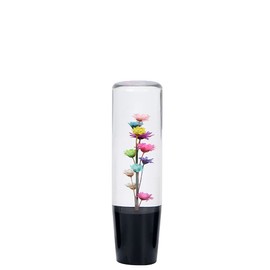 Crystal Shift Knob Underwater Flower Showa Retro Japanese General Purpose Gear Shifter Adapter Truck Passenger Car (15cm)