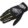Komine MG-003 1177 Motorcycle Light Mesh Gloves Black/Yellow L Mesh