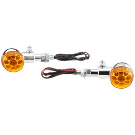 Bike Parts Center 313806 LED Turn Signal, Revolver Type, Left and Right Set, General Purpose, Orange