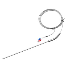 QUARKZMAN K Type Thermocouple Temperature Sensor Probe 3 x 200 mm 2000 mm Length Wire 0 to 1000 °C (32 to 1832°F) Stainless Steel Thermocouple Probe