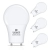 hansang GU24 LED Light Bulb 9W Equivalent 100W, Two Prong