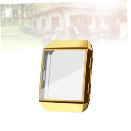 SHINEOFI Transparent TPU Watch Protector Case for Lightweight Scratch Frame Cover with Precise Fit and Easy Installation for Daily Use Gold