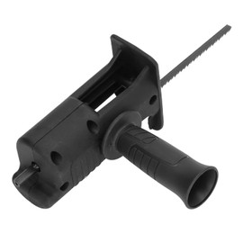 Reciprocating Saw Attachment Lightweight triangular connecting lever for attaching the reciprocating saw improves the stability of the hammer drill