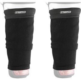 TronX Ice Hockey Shin Guard Tight Sleeves - Senior Adult and Junior - Saves on Shin Guard Tape