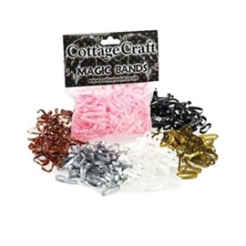 Cottage Craft Magic Plaiting Bands - Pack of 500 - Pink