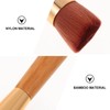Mikinona 2pcs Double-sided Blush Brush Face Highlighter Makeup Brushes Material