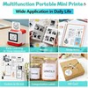 Lqqyee Smart AI Voice Sticker Maker Machine,Mini Sticker Printer for