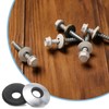 uxcell 200Pcs 1/4" x 5/8" Sealing Washers, Zinc-Plated Carbon Steel