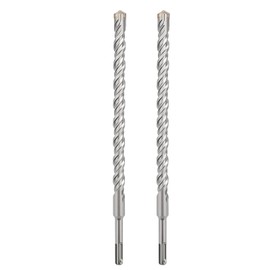 2 Pack 3/8 in x 10.2 in (10 x 260mm) SDS Plus Rotary Hammer Drill Bit, Masonry Drill Bit, Concrete Drill Bit for Concrete, Brick and Cement (3/8 in x 10.2 in (10 x 260mm))