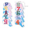 10 Pcs Golf Club Headcover PU Golf Club Protector Golf