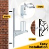 Hicarer 4 Pcs Chain Link Post Gate Hinge 3"[2 7/8"