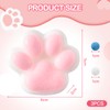 Thoquene Pack of 3 Fufu Taba Squishy Balls Cat Paws