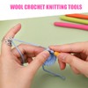 RDNKVB Large Crochet Hooks with Soft Handles Needles and Stitch