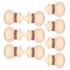 10Pcs Boxwood Carving Accessories Lucky Bag Boxwood Pendant DIY HandMade