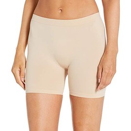 Smart & Sexy Women's Seamless Underskirt Boyshort Shorts, -Sand, L/XL
