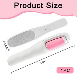 2 in 1 Epilator for Women Foot Files for Hard Skin Remover Foot, Dead Skin Remover for Feet Epilator for Legs, Suitable for Heels with Dry Dead Skin Kracking