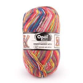 Opal - Opal Nach Hundertwasser Edition 4054-668 (425m) 4-Ply Durable Sock Yarn - 1 x 100 g