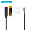 Fancasee 2-Pack 3.5mm 1/8" Female Jack to Speaker Wire Bare