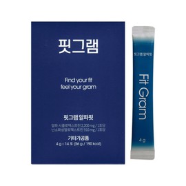 핏그램 알파핏 4 000mg 알파시클로덱스트린 4g x 14포 1개 / 써클 Fitgram Alpha Fit 4 000mg Alpha Cyclodextrin 4g x 14 packs 1 unit / Circle