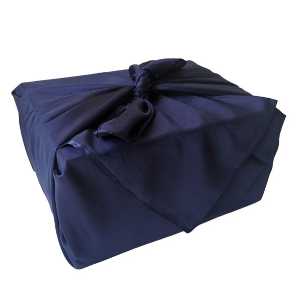 Furoshiki Large 43.3 inches (110 cm), 3.5 Width Silk-like Furoshi, For Ceremonial Occasions, Congratulations, Condolences, Glossy, Supple Feel, 4 Sides Sewing, Ceremonies, Buddhist Services, Stylish,