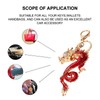 Chinese Dragon Keychain Lucky Charm Exquisite Bag Charm for Car