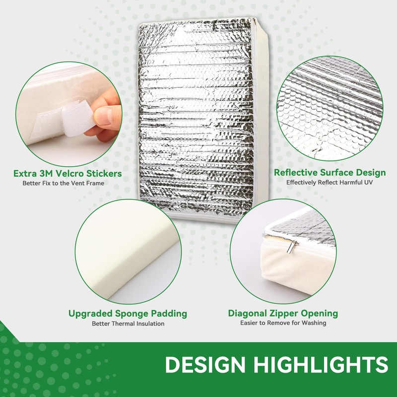 RVINGPRO RV Vent Insulator 14" x 22" x 2.75"