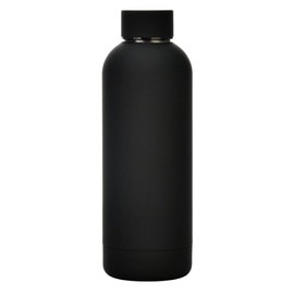 Insulated Water Bottle, Stainless Steel, 17 oz, Pink, Vacuum Sealed (black)