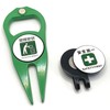 Golf Marker Set Safety First Organization Magnetic Hat Clip Green