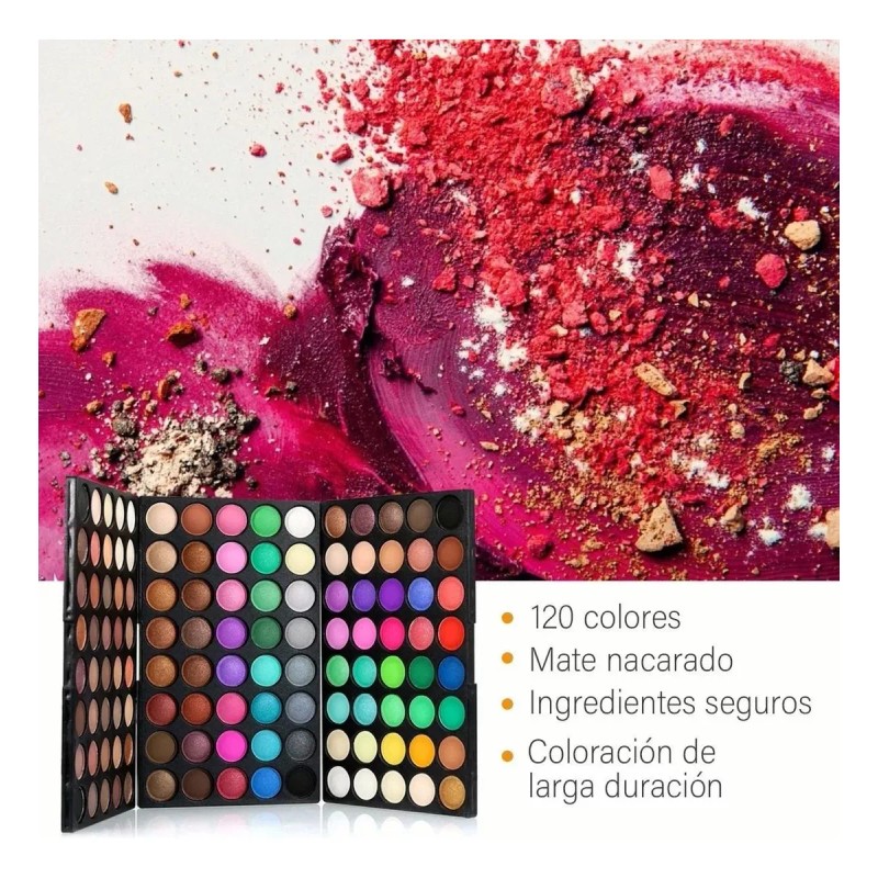 Dália Juego de paleta de sombras 120 colores