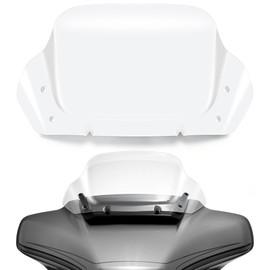 10" Wave Windshield Windscreen Wind Splitter fits for Harley Davidson CVO Street Glide FLHXSE 2023-up, Street Glide FLHX 2024-up, FLHXU 2025-up (Clear)