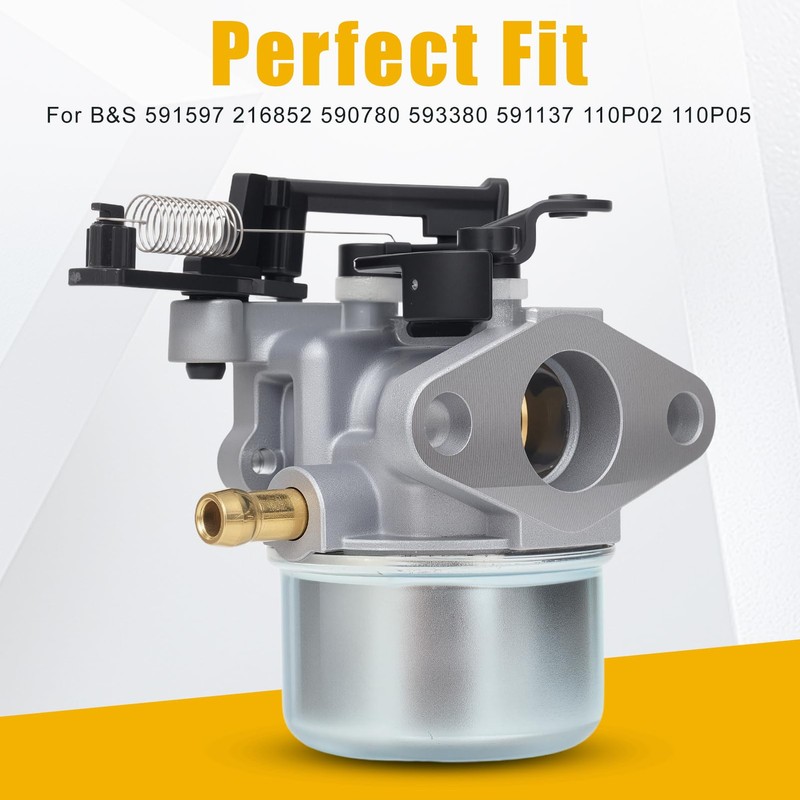591137 Carburetor Compatible with Briggs and Stratton 591597 590948 593380