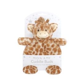 MON AMI Tally The Giraffe Plushie – 12", Microwavable Plush Toy Stuffed Animal with Heating Pouch, Soft Cuddly Warm Pillow for Kids & Adults, Cozy Therapy Plush, Perfect for Comfort & Relaxation