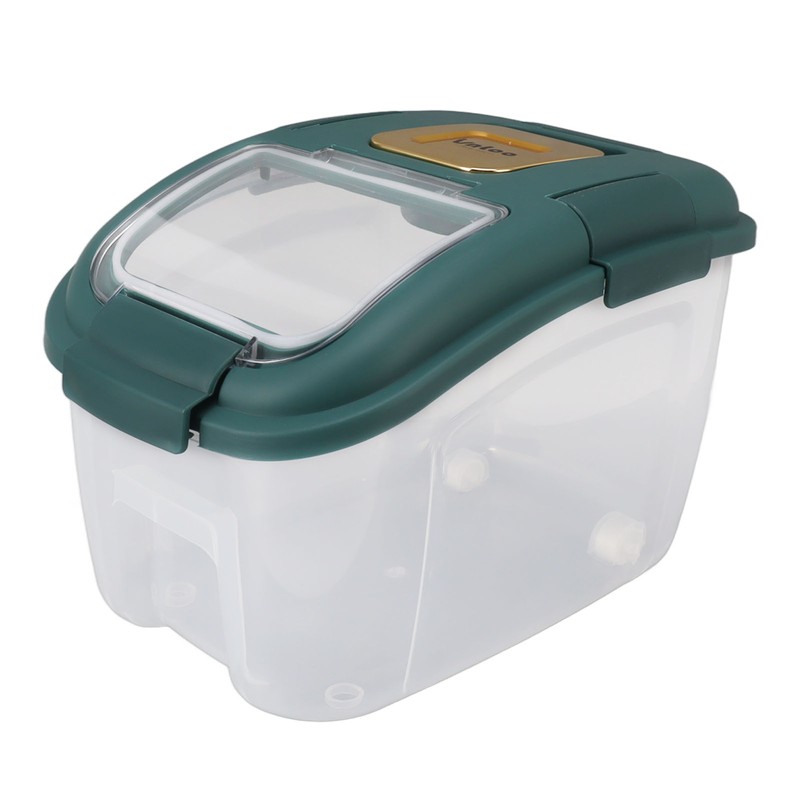 Rice Storage Box with Clear Cover Insect Proof Large Capacity