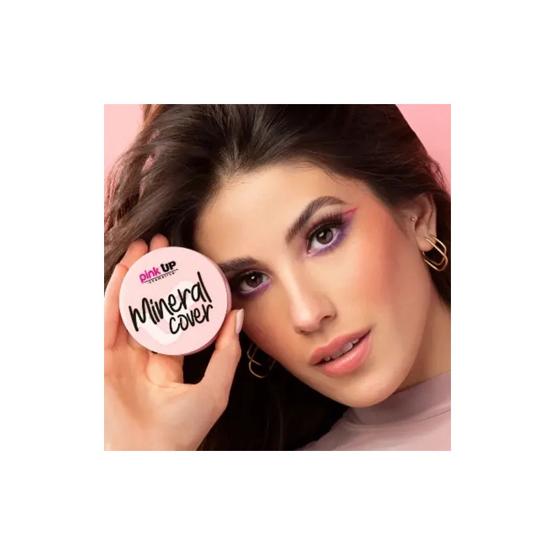 Maquillaje Pink Up Mate Cover 12h + Polvo Mineral Cover