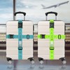 AOKITO Suitcase Strap, Suitcase Strap, Pack of 4 with Combination