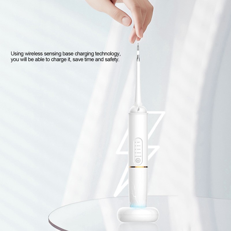 Plaque Remover IPX7 Waterproof Multifunction Electric Teeth Cleaning Kit for