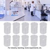 10PCS Glass Beaker Set Experiment Measuring Cup with Scale Teaching