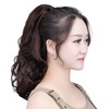 SYXLCYGG Claw Clip Pony tail Extensions Dark Brown Ponytail Clip