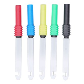 ViaGasaFamido Pin de Sonda de Prueba, 5 Uds. Pin de Sonda de Prueba de 0,7mm Agujas de Perforación de Alambre Multímetro para Diagnóstico de Coche Automotriz, Sondas de Prueba Y Cables