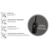Aminca Automatic Pocket Umbrella, 360° Reflective, Automatic Open-Close, Umbrella for