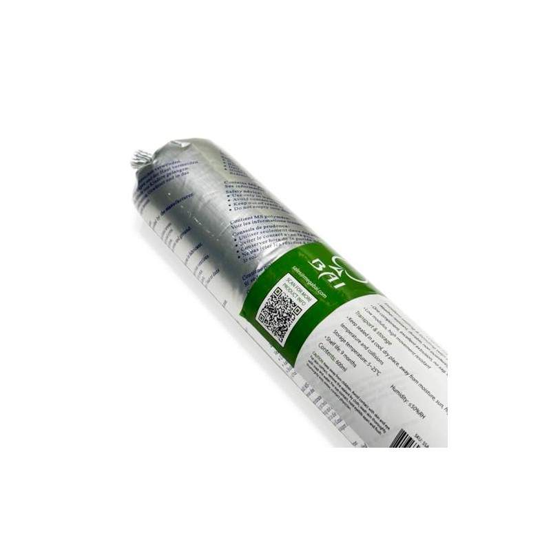 BAI Polyurethane Structural Silicone Adhesive Sealant, Black, 20 oz. Sausage