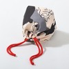 Japanese Drawstring Bag Kimono Handbag Blossom Sakura Bag Vintage Jewelry