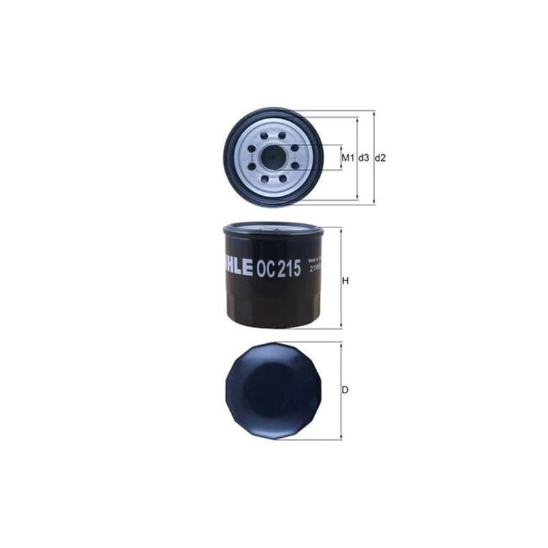 Knecht OC 215 Oil Filter