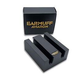 EARMUFF Aviation Holder for the Control Unit of the Bose ProFlight/ProFlight 2 Headset (ProFlight Double Mount)