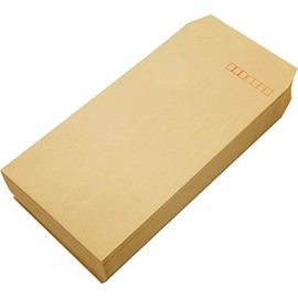 Audiofan Kraft Envelopes, Long No. 3, 2.5 oz (70 g) Type, 100 Sheets Brown Envelopes